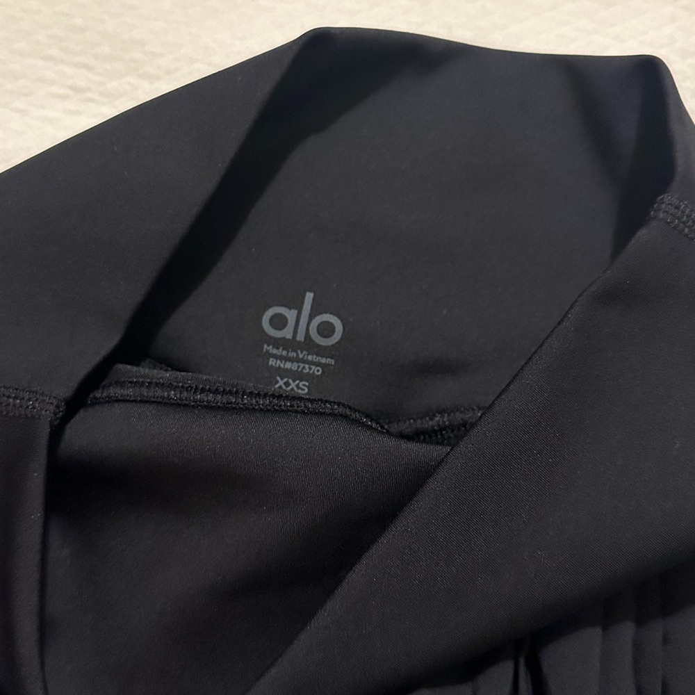 Alo Yoga Grand Slam Tennis Skirt - Black XXS - Picture 5 of 6